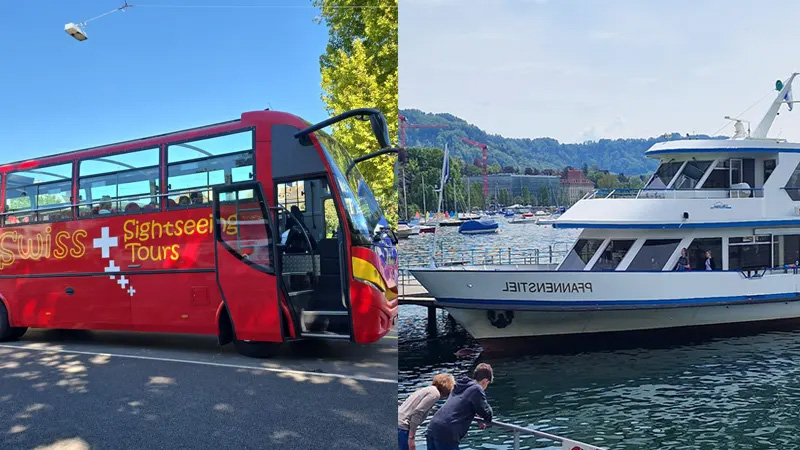 Zurich Open Top Sightseeing tour and cruise